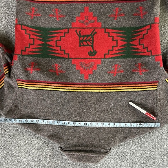 Purple Sage Handcrafted Pendleton Wool Jacket Native Western USA Made L Folk Art - Picture 6 of 16